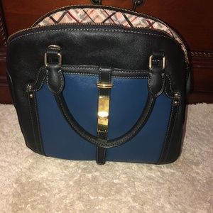 Nine West Blue Tote Bag